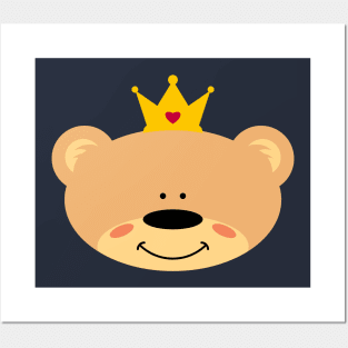 Teddy bear Princes Posters and Art